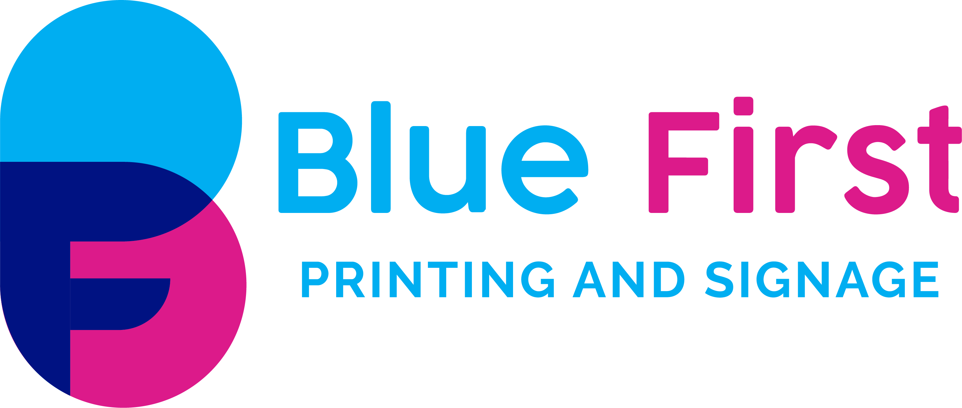 Blue First logo